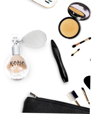 SEWACC 1pc spray glitter makeup highlighter face glitter powder Gloss Powder Sprayer hair powder bottle Ivory 7x5.5cm - Buy Online on GoSupps.com