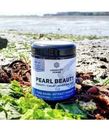 Longevity Power Pearl Beauty 10:1 Hydro-Ethanol Extract of Hydrolyzed Akoya Oyster Sea Pearl Skin Gut and Tissue Health 100 servings 150g (6.3oz) - Buy Online on GoSupps.com