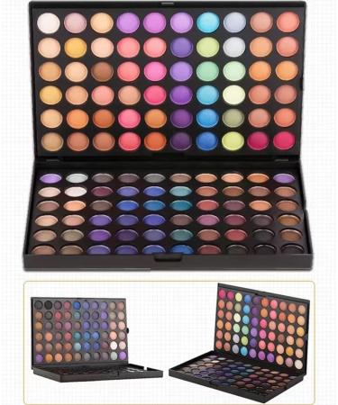 XOINLLA 120 Color Highly Pigmented Eye Makeup Palette - Long Lasting Waterproof Shadows - Natural Colors - Cosmetics Gift Kit - Buy Online on GoSupps.com