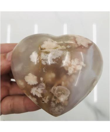 Natural Crystal Rough Cherry Blossom Agate Heart Crystal Heart Natural Stones and Minerals Quartz Stone Crystal Rough Stone Stone (Size : 250-320g) Household (Size : 150-230g) - Buy Online on GoSupps.com