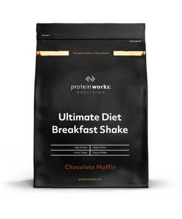 Protein Works - Ultimate Diet Breakfast Shake | High Protein 230 Calorie Breakfast | Low Calorie Breakfast Shake | Protein Meal Replacement | 36 Servings | Chocolate Muffin 2kg