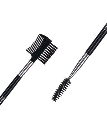 Impora London Eyebrow and Eyelash Makeup Tools - Shape, Groom, Define - Angled Liner Brush Spoolie for Lash and Brows - Buy Online on GoSupps.com