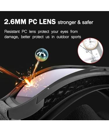 Tactical Airsoft Goggles Anti Fog Shooting Glasses Impact Resistant Safety Goggles with 3 Interchangable Lens - Buy Online on GoSupps.com