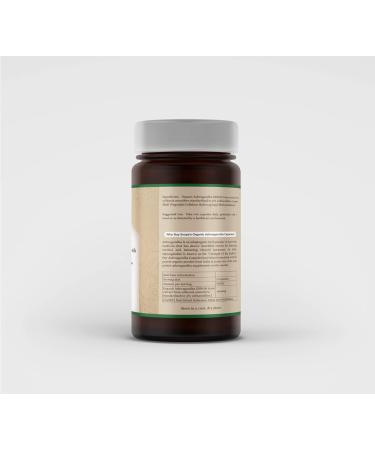 Organic Ashwagandha KSM-66 Capsules | 1000mg Serving | 90 Easy Swallow Capsules | +5% Withanolides - Buy Online on GoSupps.com