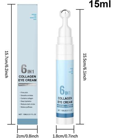 Eye Cream15ml Eye Cream Bottle Brighten Soothing Hydration Women Morning Routine Travel - Buy Online on GoSupps.com