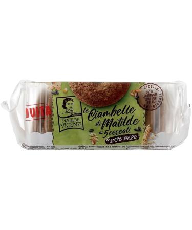 Set of 3 Matilde Vicenzi Ciambelle ai 5 Cereali e Riso Nero donuts with 5 cereals and black rice 200 g - Buy Online on GoSupps.com