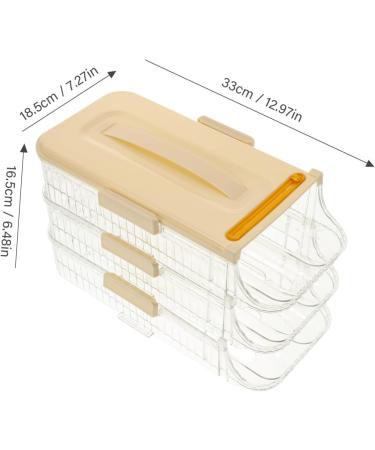PRETYZOOM Egg Holder Fridge Egg Storage Box Eggs Refrigerator Fridge Kitchen Egg Holder Egg Holes Trays Portable Egg Carton - Buy Online on GoSupps.com