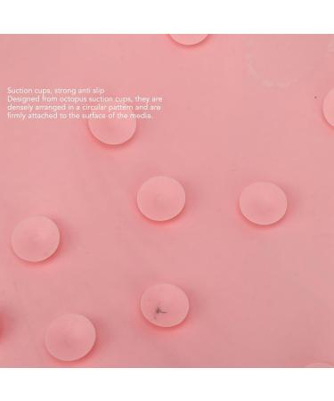 Shower Foot Cleaner Pad - Non-Slip Exfoliating Mat for Dead Skin Removal | Pink Bathroom Accessory - Buy Online on GoSupps.com