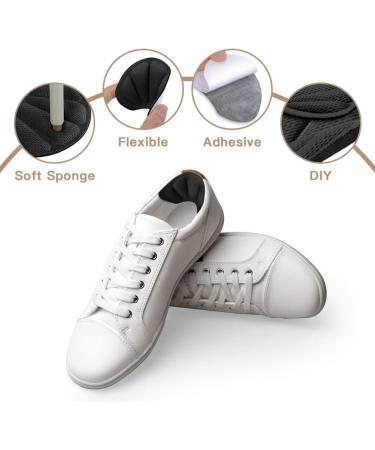 Flintronic 2 Pair Sneaker Repair Patch - Leather Heel Protector for Shoe Heel Repair - Black (2 Pairs) - Buy Online on GoSupps.com