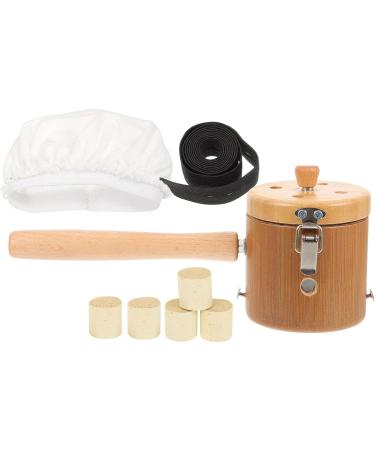 Gatuida Moxibustion Hand Devices Set - Wood Moxa Tool & Gel Holder for Effective Healing | International Shipping - Buy Online on GoSupps.com