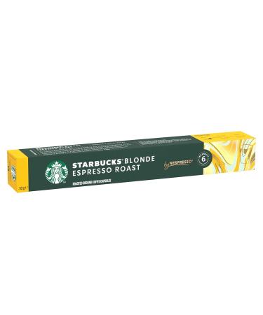 Buy Starbucks Blonde Espresso Roast by Nespresso 80 Coffee Capsules (8 Pack) - Bright & Flavorful - Buy Online on GoSupps.com