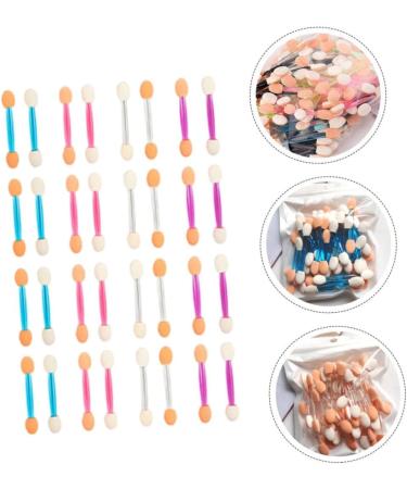 BIUDECO 120pcs Eyeshadow Blending Brush Girl Eyeshadow Makeup Brush Dual-ended Eye Stick - Buy Online on GoSupps.com