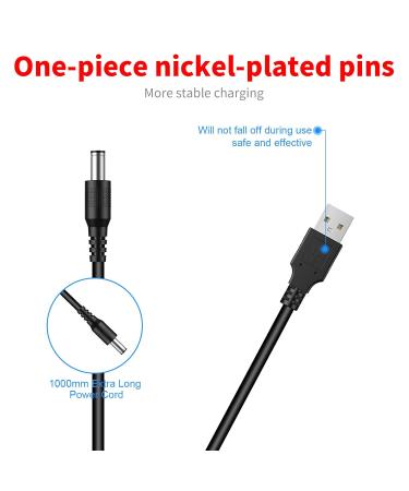 5V USB Charger for Philips Norelco HQ8505 Shavers Compatible with SURKER Clippers and Others 5521 Power Cord Power Adapter - Buy Online on GoSupps.com