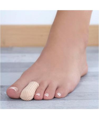 Buy 5 Units of Small Toe Caps - Fabric & Gel Toe Protectors for Chafing Callus Hammertoes & Ingrown Nails | Made in Spain - Buy Online on GoSupps.com