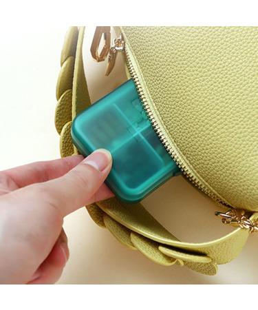 2-Pack Pill Organizer with 6 Divisions | Large Vitamin Supplement Holder for Travel & Home - Buy Online on GoSupps.com