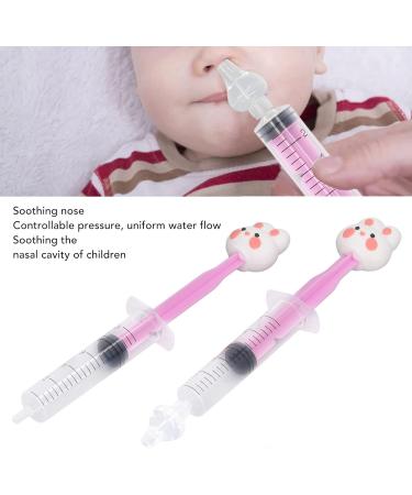 Syringe Nasal Irrigator Portable 10ml for Home Use - Pink Bunny Design - Buy Online on GoSupps.com