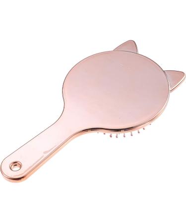 FRCOLOR Hair Paddle Detangler Cute Styling Brush Gold Women Brushes Shape Static Portable Shampoo Cartoon Grooming Tool Girls Head Ears No Handle Shaped - Buy Online on GoSupps.com
