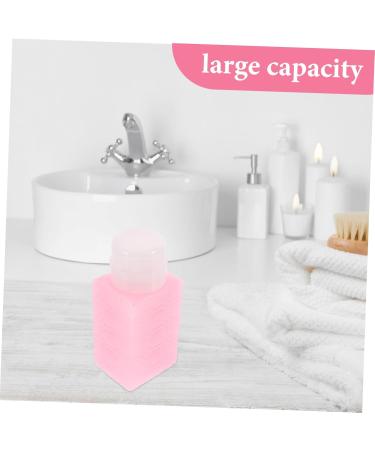 POPETPOP Nail Polish Nail Oil Pump Bottle Dispenser Makeup Remover Bottle Pump Dispenser Bottle Push down Mini Water Dispenser Powder Pump Bottle Plastic Leakproof Travel Container 6x5x13cm Pink - Buy Online on GoSupps.com