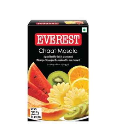 Everest Various Seasoning Masala Powder - A Mixture of Spices Adds Taste - Aromatic & Enhances the flavor of the meal - Simplifies & Speeds Up The Cooking Process (Chaat Masala 100g Pack of 1) Chaat Masala 100g 100 g (Pack of 1)