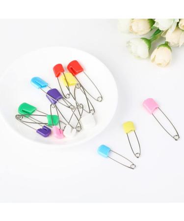 U-M Pulabo Multi-Colored Safety Pins - 5Pcs Reusable Plastic Head Infant Diaper, Medium Size - Buy Online on GoSupps.com