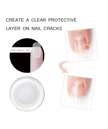 Monshop Nail Glue - Solid Nail Tips Gel & Nail Extension Glue for Easy DIY Nail Art at Home | Fiber Nail Polish & Crack Repair - Buy Online on GoSupps.com