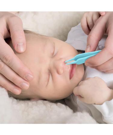 Ustnir 10 Pack Baby Nose Tweezers | Safety Plastic Cleaning Tools for Infants | Round Head Nose Care Tweezers - Buy Online on GoSupps.com