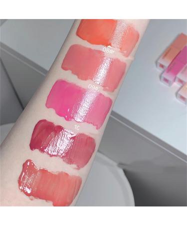 TANOOS Macqueen Water Glow Lip Tint Jelly Plump Liquid Lip Balm Dewy Water Glow Lip Tint Set Long Lasting Moisturizing Nonstick Waterproof Lip Oil Gloss Lip NonStick Cup Waterproof Lip OilColor 5pcs - Buy Online on GoSupps.com