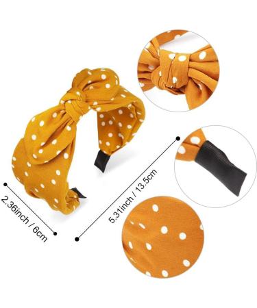 scicent Headbands for Women Black Bow Tie Knotted Hair Bands Headwrap Bunny Ear Hair Hoops Hair Accessories 03 - Buy Online on GoSupps.com