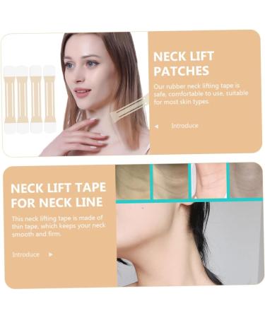 Outanaya 4pcs Neck Lift Stickers Face Tape Lifting Facial Lifting Tape Rubber Care Swan Neck Boost Stickers 20.5x4cm As Shown - Buy Online on GoSupps.com