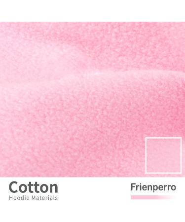 Frienperro Easter Rabbit Dog Costume - Pink XXS Cotton Hoodie for Small Dogs & Puppies - Buy Online on GoSupps.com