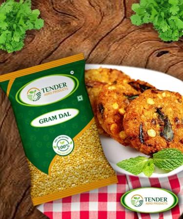 TENDER AGRO PRODUCTS Hygienically Processed Natural Gram/Chana Dal with More Protein and Iron Rich and No Added Preservatives (3 Kg) 6.61 Lbs Pack - Buy Online on GoSupps.com