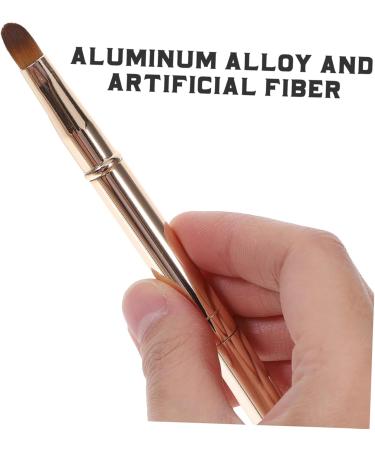 Didiseaon Double Ended Lipstick Brush Lip Brush for Makeup Lipstick Applicator Lip Smudge Brush Makeup Use Lipstick Brush Blush Brush Make up Applicator Brush Miss Artificial Fiber 12x1x1cm Golden - Buy Online on GoSupps.com