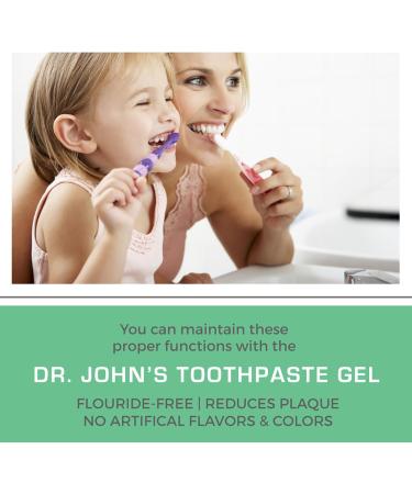 Hyalogic Dr. Johns Toothpaste Gel 0.19 Ounce (2 Pack) 0.38 Ounce (Pack of 1) - Buy Online on GoSupps.com