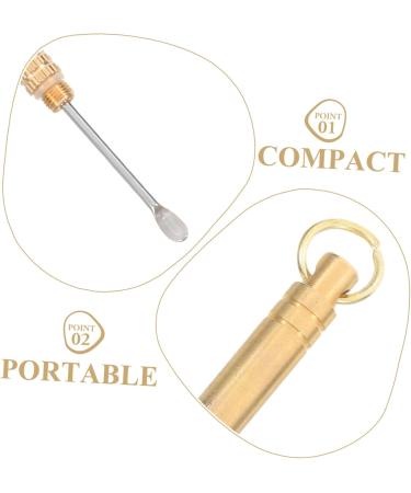 Didiseaon Titanium Alloy Wax Removal Tool for Boys and Girls Adults Safe Reusable Portable Earwax Remover Carabiner Clip - Buy Online on GoSupps.com