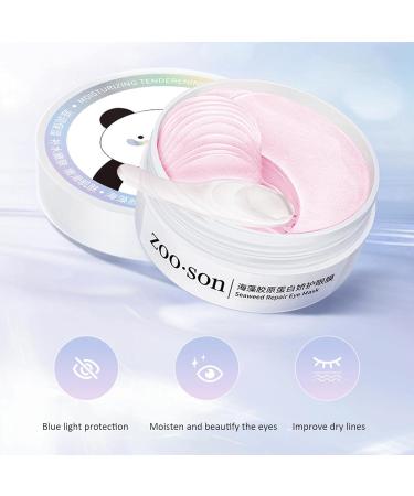 Rben 60 Pieces Under Eye Gel Treatment Pads - Natural Care for Dark Circles & Swelling | Refreshing Eye Care Stickers - Buy Online on GoSupps.com
