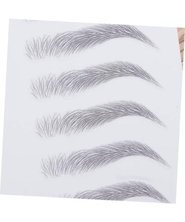 DRESSOOS 2pcs 3d Eyebrow Stickers Hair Like Eyebrows Eye Brow Natural Eyebrow Stencils Water Proof Tool 6d - Buy Online on GoSupps.com