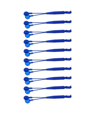Pyugxab 2-in-1 Magnetic Hammer Massager Back Scratcher Plastic Blue 10pcs