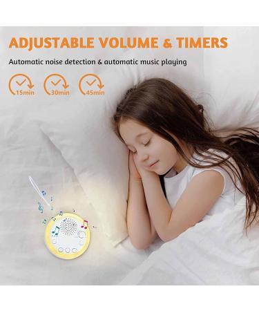 Apvrosiait Sleep Sound Machine White Noise Sleep Aid with 16 Soothing Natural Sounds Usb Powered Sleep Timer Suitable for Babies Children and Adults - Buy Online on GoSupps.com