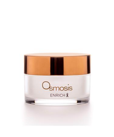 OSMOSIS ENRICH Smoothing Face & Neck Intensive Night Repair Cream Moisturizer with Chirata and Fruit Oils 1 Oz