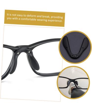 Plafope Silicone Nose Pads for Glasses - 4 Pack Comfortable Support for Sunglasses & Cycling Glasses Windproof Rubber Holder for Kids and Adults - Buy Online on GoSupps.com