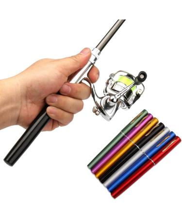 Lixada Collapsible Fishing Rod Reel Combo - 1m/1.4m/1.6m Mini Pen Fishing Kit 7 Color Spring Shape Green 1.4m - Best International Shipping - Buy Online on GoSupps.com