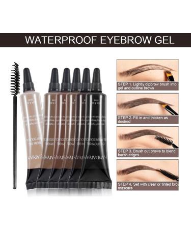 Professional Eyebrow Interlocking Cream with Brush | Water-Density Tinting Gel & Cosmetics Tools - Buy Online on GoSupps.com