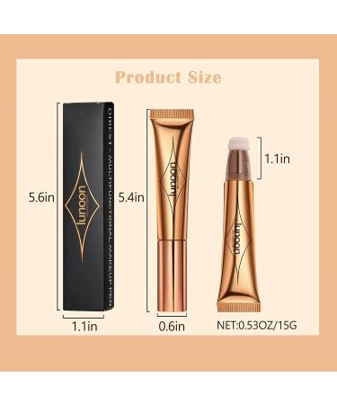 Contour Beauty Wand - Cream Contour Stick with Cushion Applicator - Long Lasting Matte Finish - Lightweight and Blendable - 01 Contour Wand - Buy Online on GoSupps.com