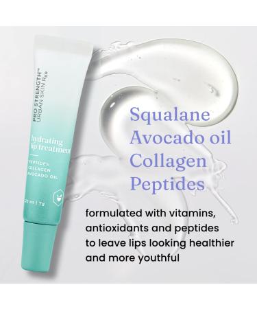 Urban Skin Rx Hydrating Lip Treatment - Ultra-Moisturizing Clear Lip Care with Peptides, Avocado Oil, Collagen & Vitamin E | 0.25g - Buy Online on GoSupps.com