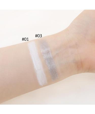 Boobeen Glitter Eyeshadow Stick - Waterproof Cream Highlighter Pen for Shimmer & Matte Eye Makeup | Long Lasting Eye Brightener #03 - Buy Online on GoSupps.com