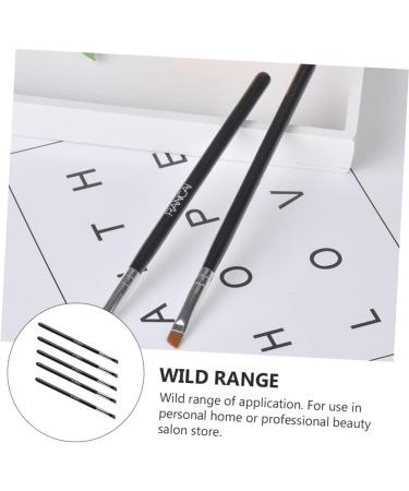 FOMIYES 10 Pcs Makeup Brush Eyeliner Makeup Tool Eye Brush Eyeliner Brush Flat Brush Girl Multipurpose 16x0.7cmx2pcs Blackx2pcs - Buy Online on GoSupps.com