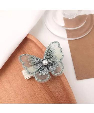 6 Small Baby Butterfly Hair Clips - Cute Accessories for Girls, Teens, Women | Perfect for Weddings & Parties - Buy Online on GoSupps.com