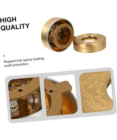 Buy Gleavi 3 STK Moxibustion Box - Moxa Heat Therapy Tool for Back Pain Relief - Pure Copper Massage - International Shipping - Buy Online on GoSupps.com