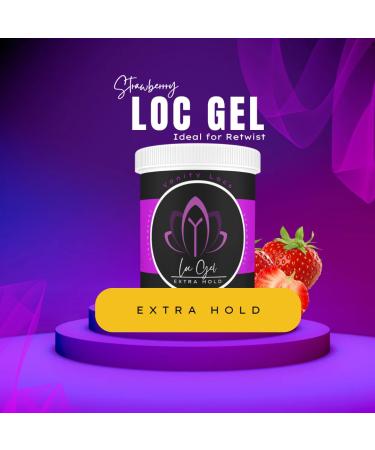 Vanity Locs Strawberry Loc Gel - Extra Hold for Retwist | Fresh Locs Styling Gel - Buy Online on GoSupps.com
