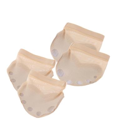 2 Pairs Forefoot Pad Foot Accessory for Dance Forefoot Protector Foot Cushion Foot Arch Support Ballet Paw Pad Shoes Toe Separator Dance Toe Sleeve Foot for Dance Toe Sock